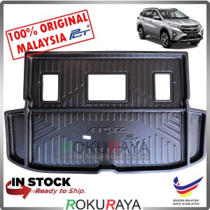 Perodua Aruz 2019 Custom Fit Original PE Non Slip Rear Trunk Boot Cargo Tray